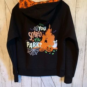 Disney Parks  castle Halloween adult XS hoodie